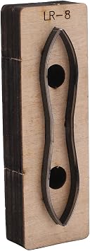 Hyuduo Leather Metal Cutting Die, Alloy Steel and Birch Construction, for DIY Crafts, Wallets, Belts, Compatible with Multiple Materials