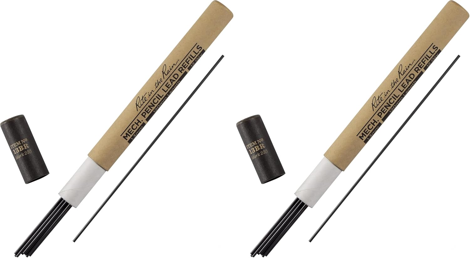 Rite in the Rain Weatherproof Black 1.3mm Lead Refill (No. 13BR) image 5