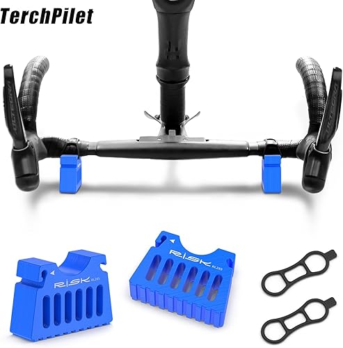 Miniatura 7 de Soporte de reparación invertido para bicicleta, soporte de manillar portátil para mantenimiento de bicicletas, base antideslizante y correas de