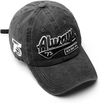 alwaysキャップ Baseball Cap Always 75 NEW YORK City Embroidered Washed Baseball