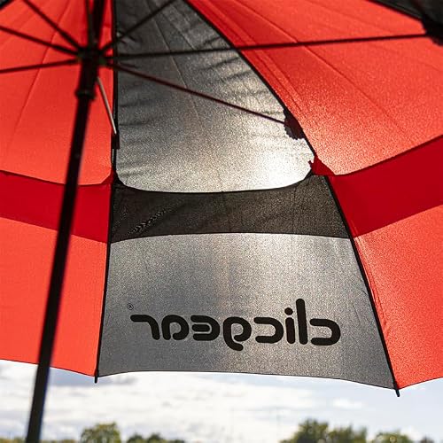 CLICGEAR PARASOL - CZARNY/REDTRCCUMWPBR
