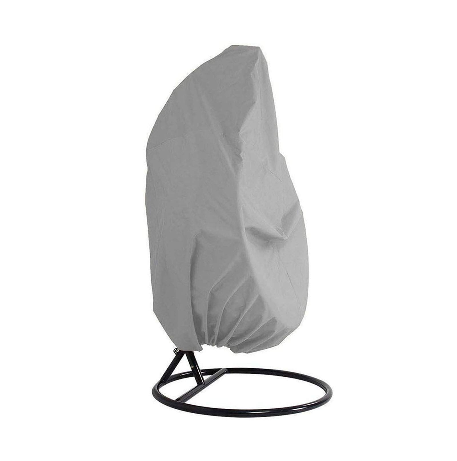 Xinyanmy Grey Patio Hanging Chair Cover Waterproof 210D Oxford Fabric With Pvc Lining Swing Chair Cover Veranda Patio Egg Chair Cover With Storage Bag 190X115cm