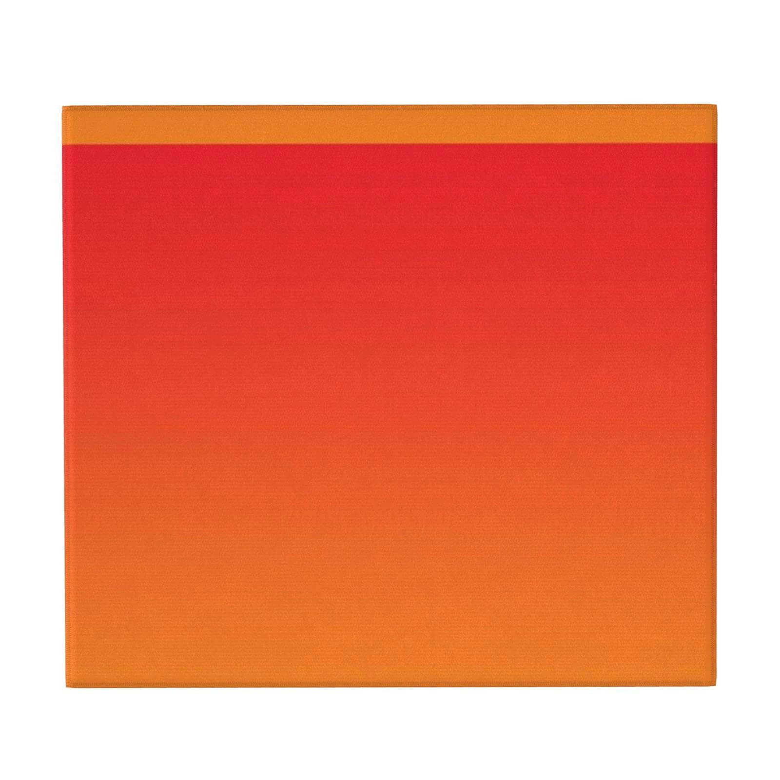 Fflsdr As Picture Dish Drying Mats,Red And Orange Ombre Absorbent Dish Drainer Mat Sink Mat Pad 41X46 Cm