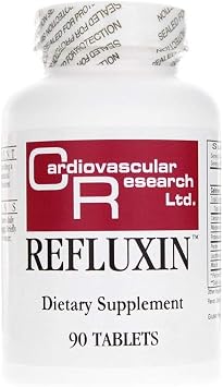 Cardiovascular Research Refluxin, White, 90 Count
