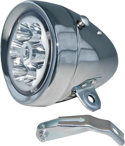 Luces LED de bicicleta, luz de seguridad para bicicleta, faros delanteros LED de bicicleta autoalimentados 6V 3W luz trasera de seguridad para