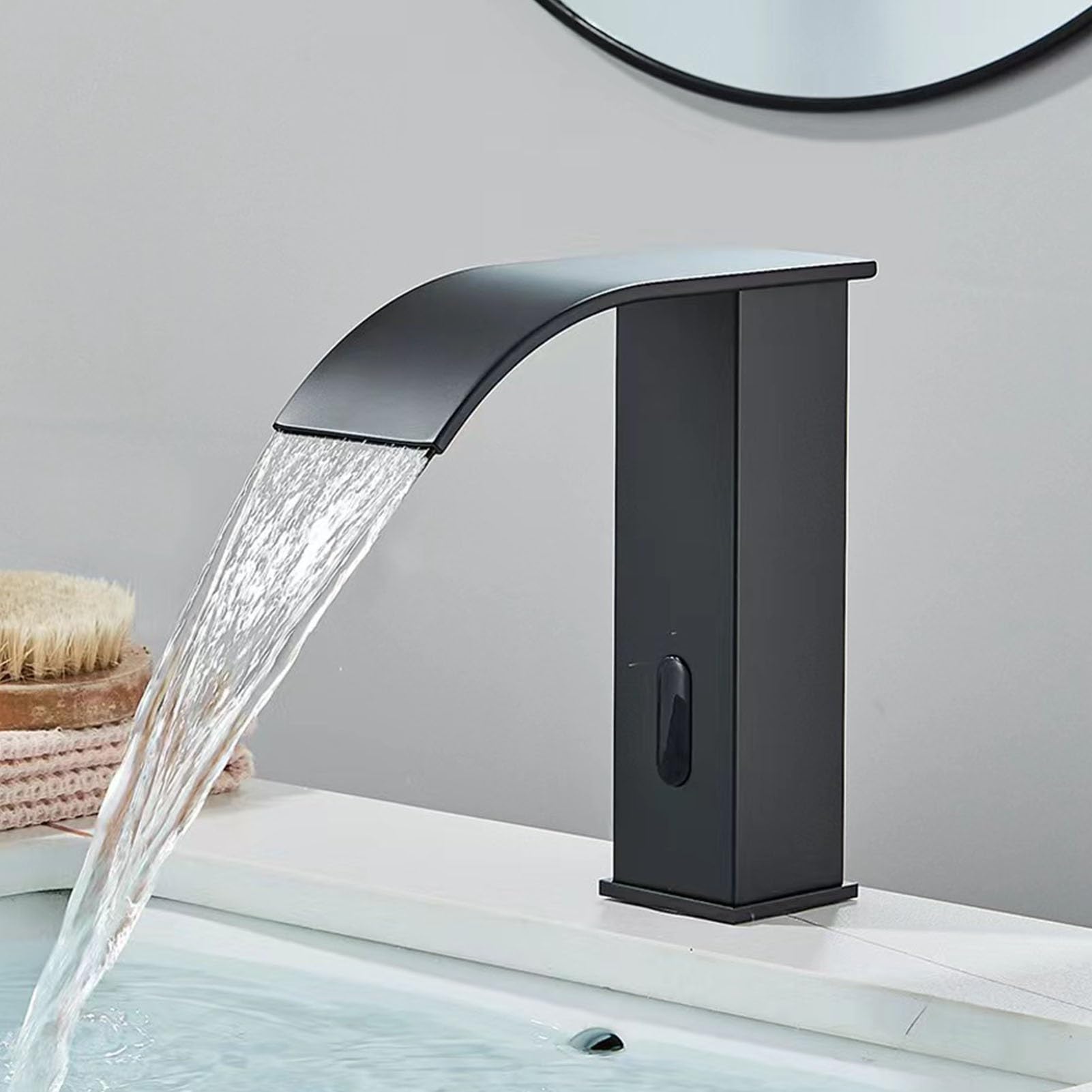 Rubinetto For Bagno Senza Tocco Sensore Automatico Rubinetto For Bagno Senza Tocco Sensore Di Movimento Automatico Rubinetti For Lavabo Con Miscelatore Di Temperatura, Rubinetto Intelligente
