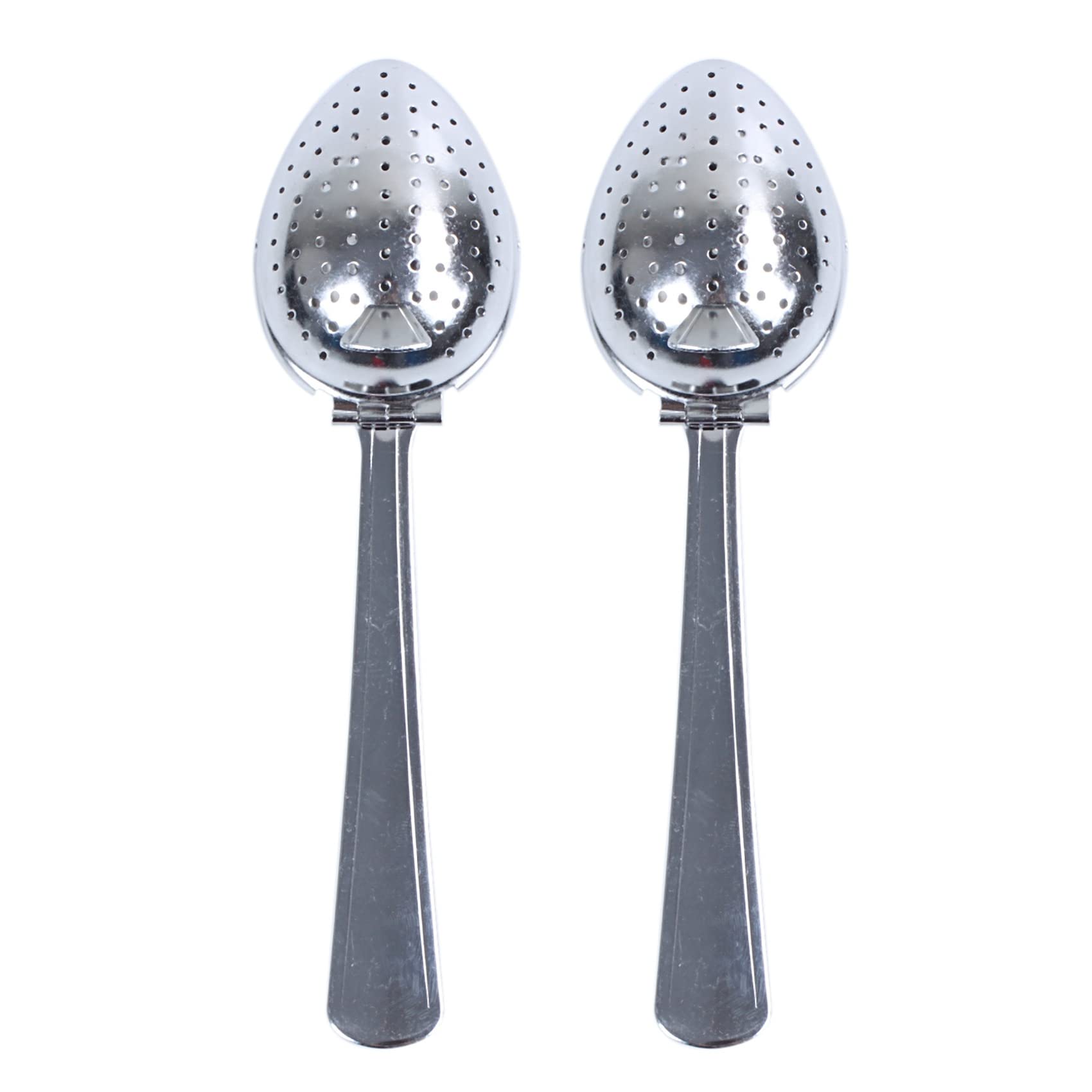 Bloepum 2X Stainless Steel Tea Infuser Strainer Spoon Loose Leaf Filter Herbs Spice NEW!