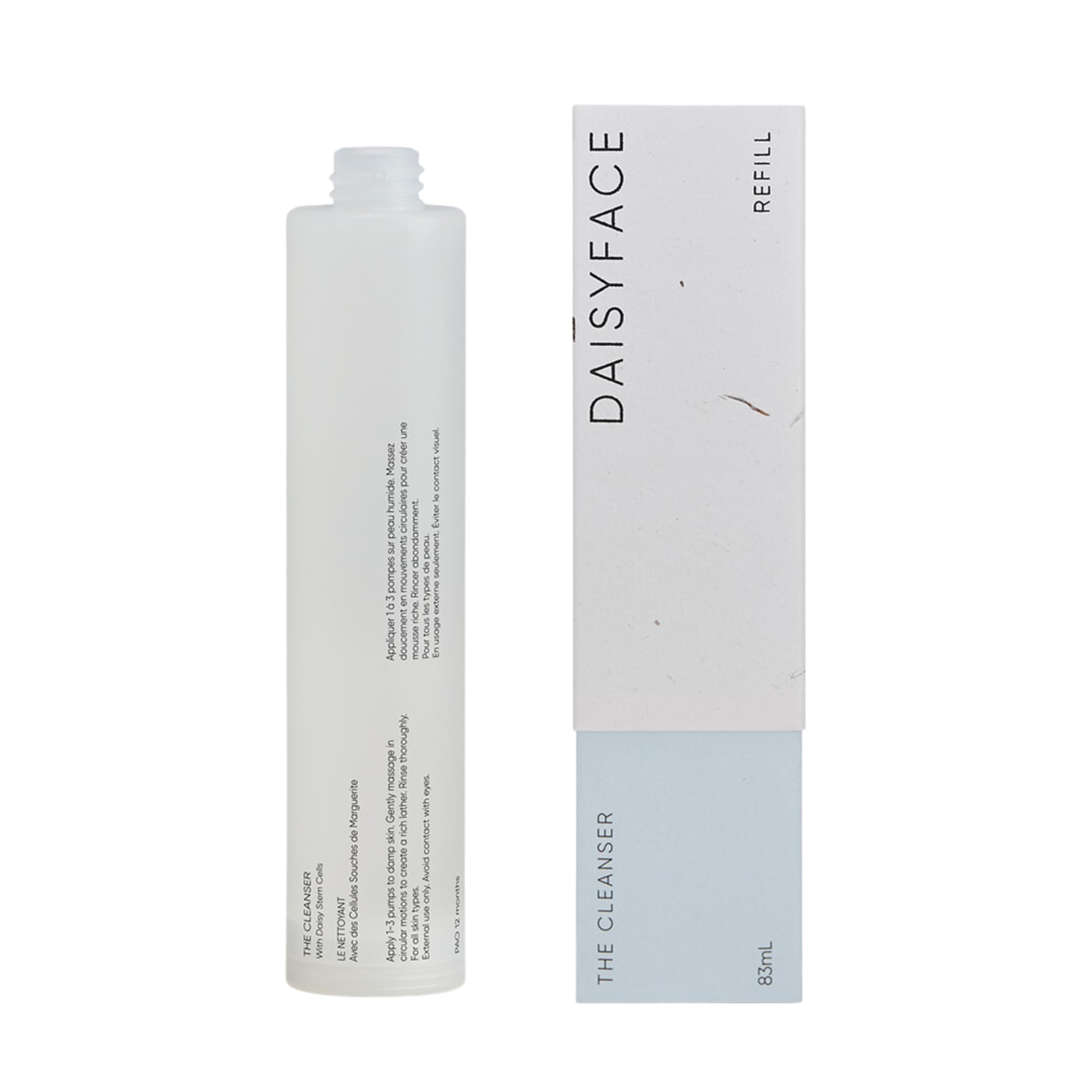 DAISYFACE Hydrating Cleanser Refill 83ml, Gentle Gel Cleanser Refill with Daisy Stem Cells, Rose Water & Aloe Vera