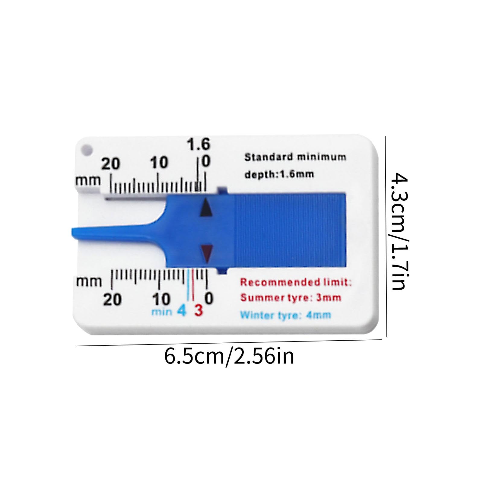 Digitale Bandenprofiel Dieptemeter | 0 - 26mm | Met LCD Scherm Digitale Bandenprofiel Dieptemeter | 0 - 26mm | Met LCD Scherm