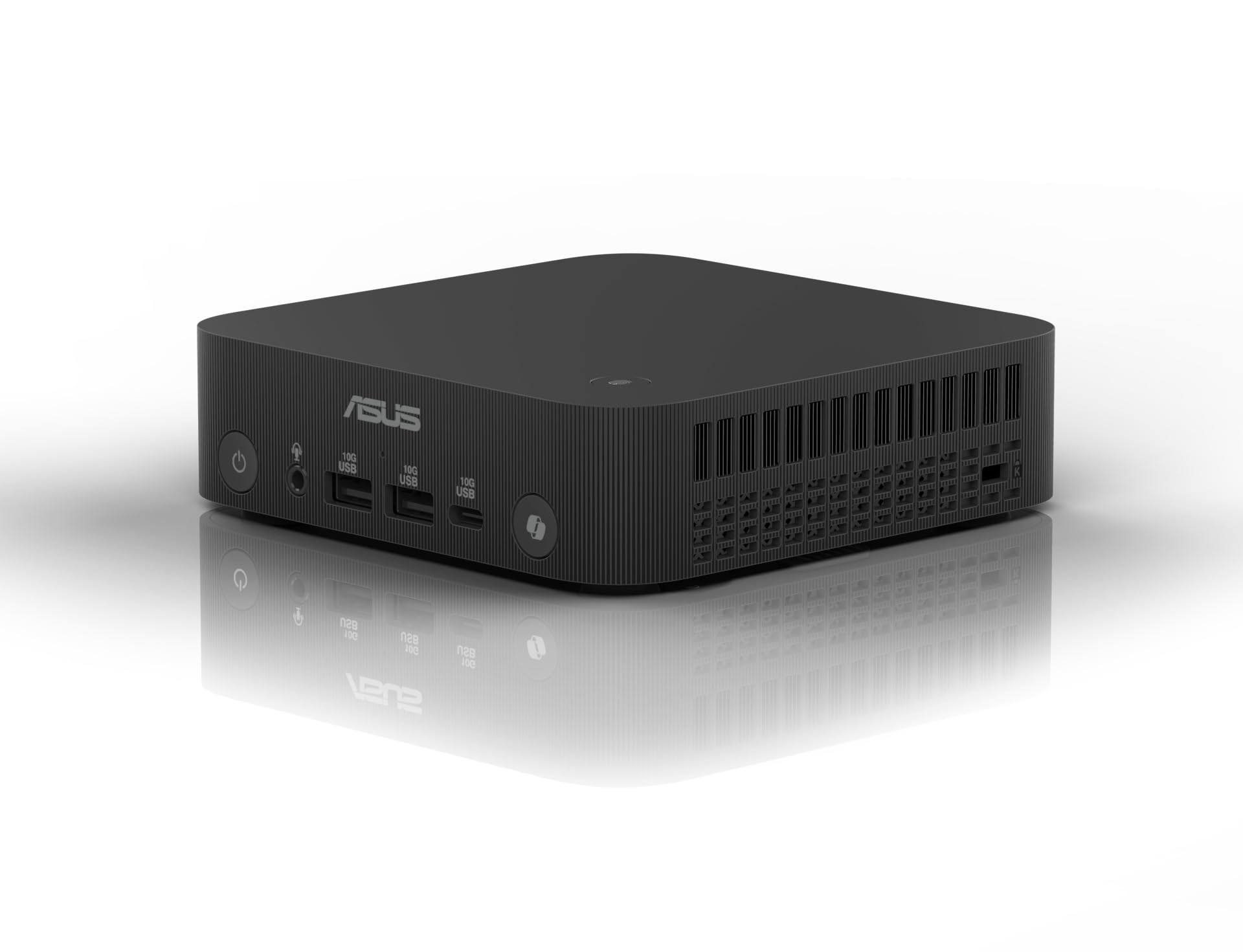 ASUS ExpertCenter PN54 Barebone Mini PC con processore AMD RyzenTM AI 5 340, RAM DDR5, design a doppia archiviazione, WiFi 7 e BT 5.4, comando vocale, accesso allo chassis senza attrezzi, USB-C