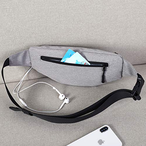 TINYAT Gürteltasche Hüfttasche Männer Frauen Sling Pocket Sport Laufen Kopfhörer Jack Wandern Gehen Hund Reisen Super Light, T2003