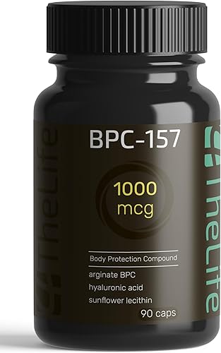 4TheLife B P C 1-5-7 ARG 1000 mcg 90Capsules, compuesto protector del cuerpo con ácido hialurónico