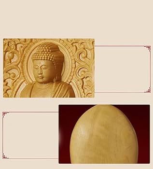 Amazon｜ツゲの木仏像無垢材彫刻彫刻ロッカーボックス彫刻装飾