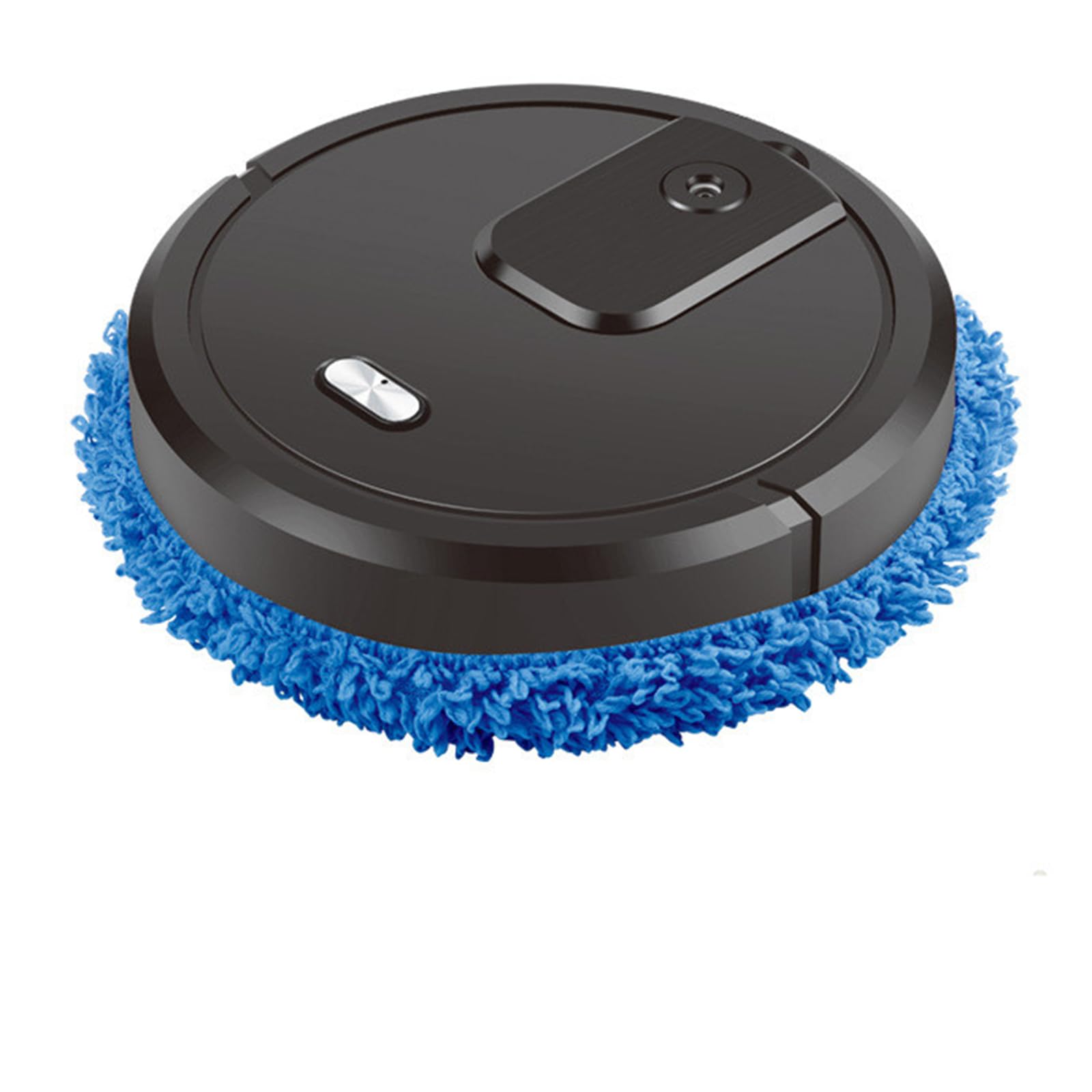 ERNZIRobot Vacuum Cleaner, Smart Floor Dry & Wet Sweeping Robot 2-in-1 Vacuuming Sweeping and Mopping, Slim, Quiet, USB Rechargeable Robotic Cleaner, Cleans Hard Floor to Carpet,Black