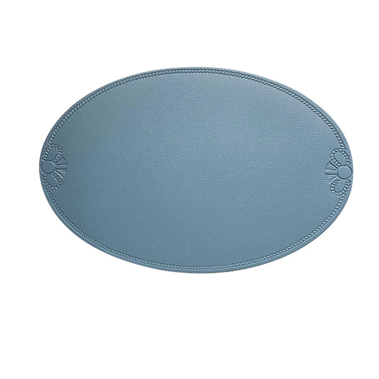 Set de table bleu clair avec nœud uni 30x45 cm lot de 4 pour la table de cuisine et salle à manger