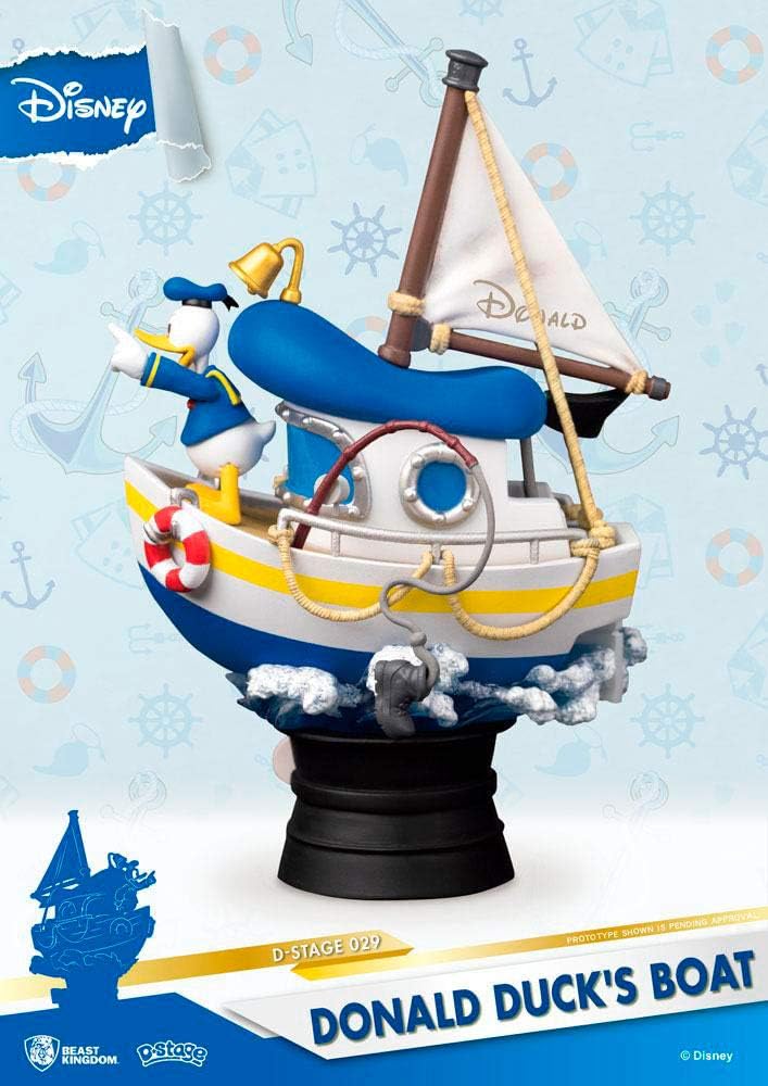 Disney Donald Duck's Boat Ds-029 D-Stage Series Statue