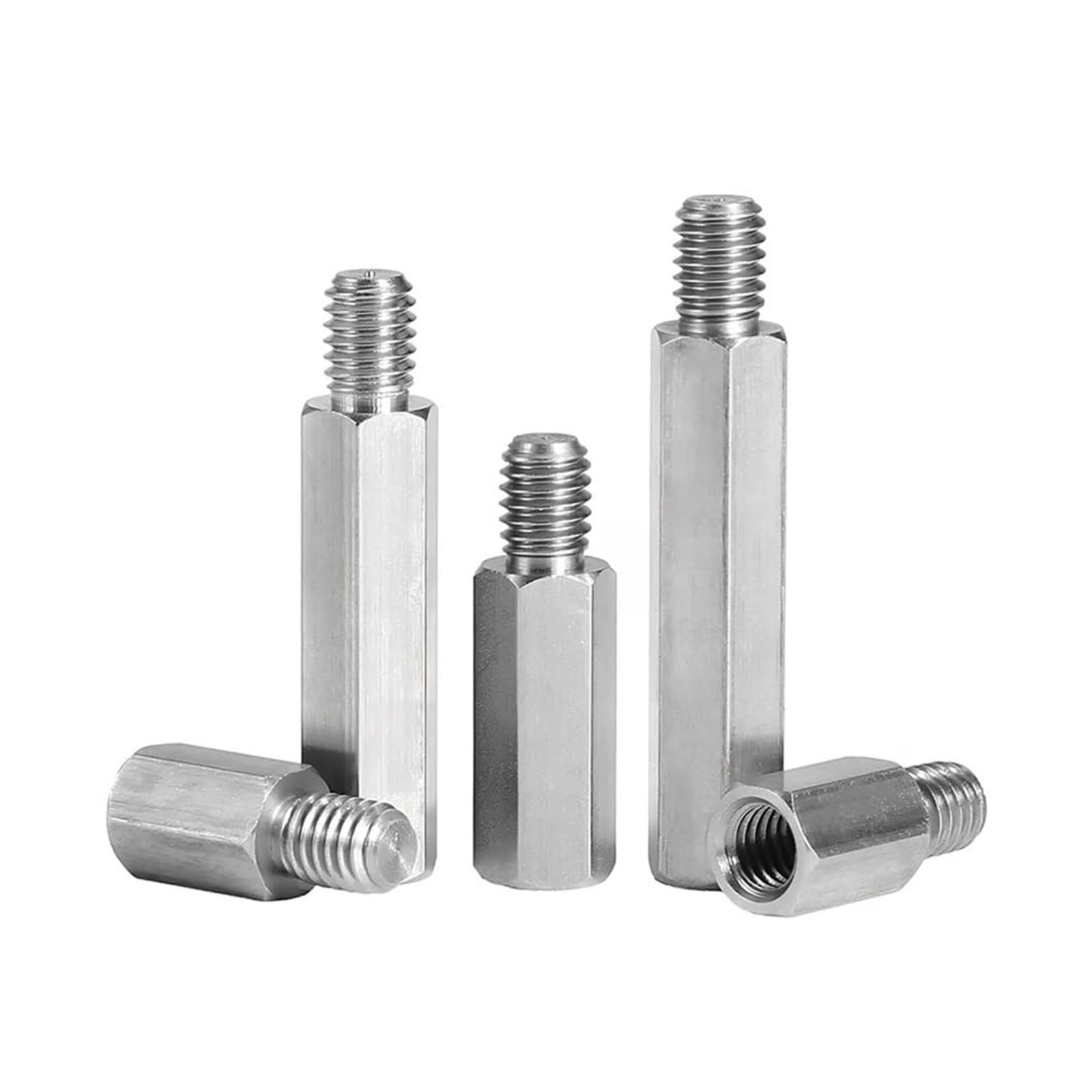 Abstandshalter und Säulen, Edelstahl-Sechskant-Abstandshalterschraube, männlich zu weiblich, M3, 20 Stück, verschiedene Größen(50mm,M3x L plus4 (20pcs))