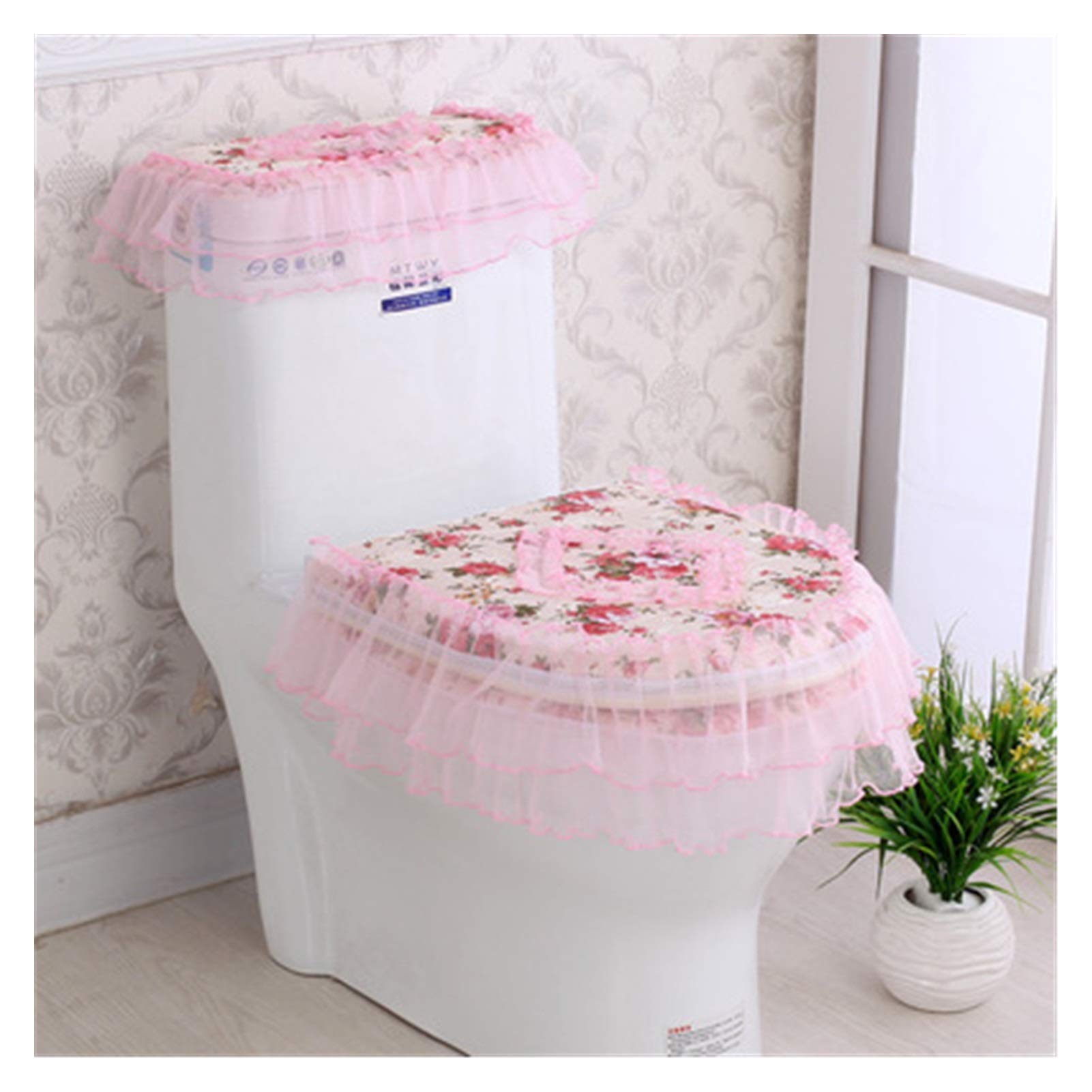 Amazon｜便座カバー ヨーロッパのトイレシートカバーレースシート