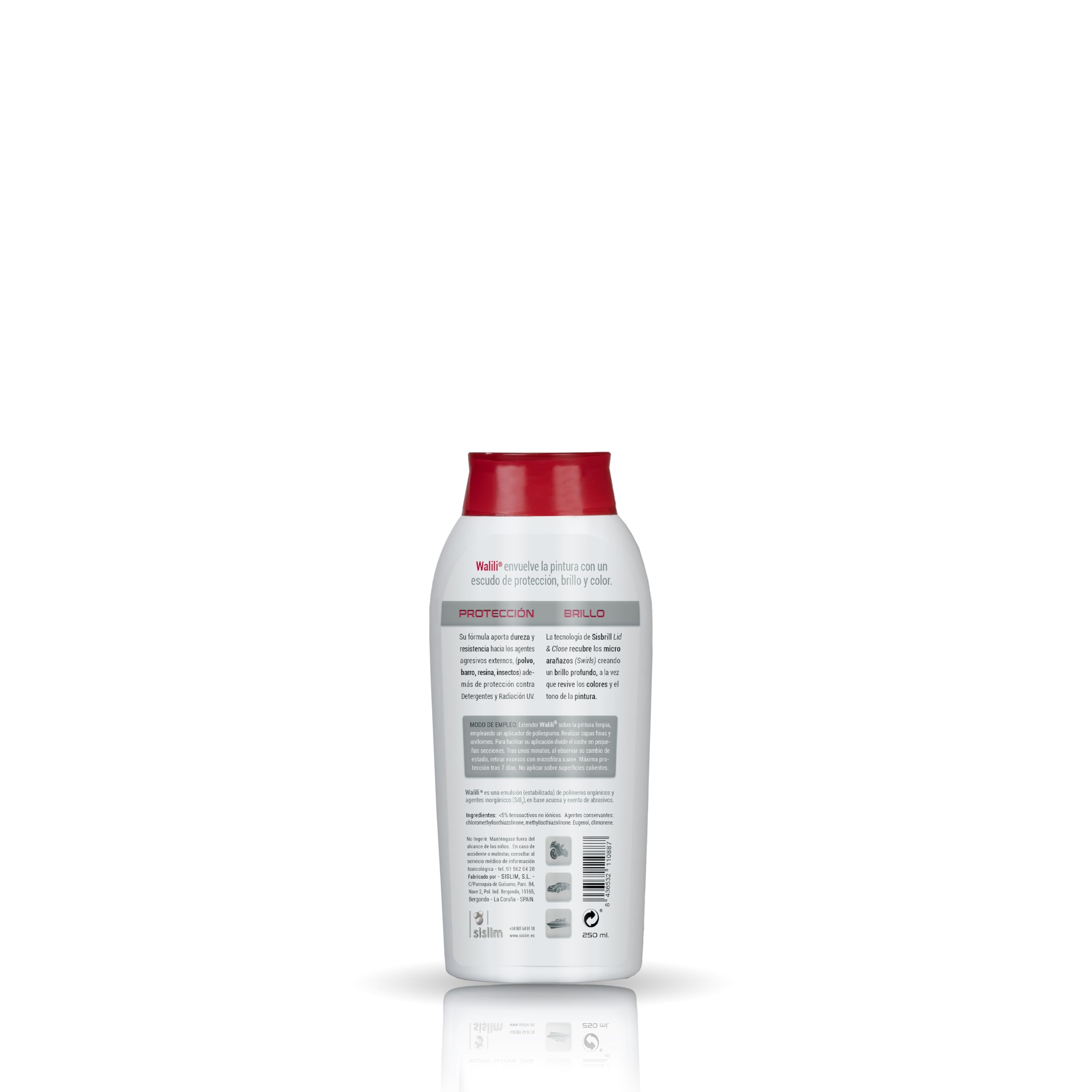 Sisbrill A1135 Walili folia ochronna na wyświetlacz, malarstwo, długa żywotność, politura, 250 ml