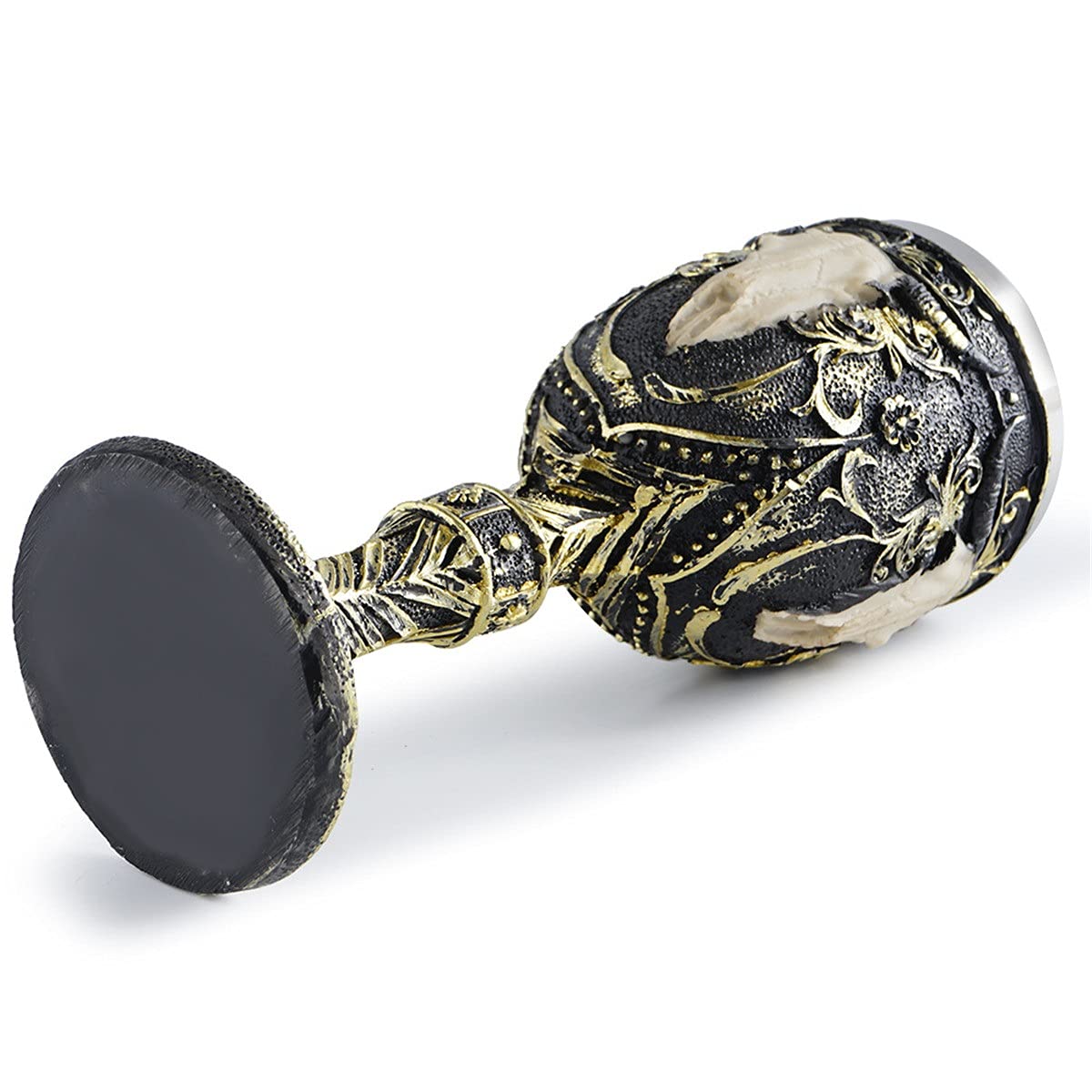 レア Alchemy Gothic ゴブレット 聖杯 インテリア Alchemy Gothic A Night with Goethe Bat Wing Wrap Ring Fine