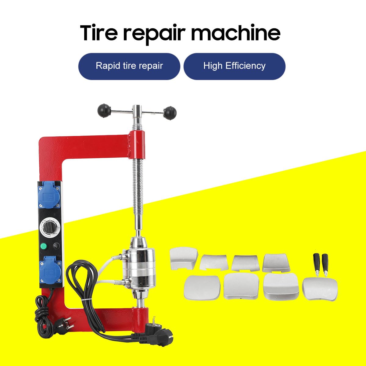 Auto Reifenreparatur Vulkanisiermaschine, 220V 1000W Reifenreparatur-Maschinen Automatische Temperaturkontrolle Reifenheizungs-Reparaturwerkzeug Reifen-Vulkanisiermaschine für PKW LKW
