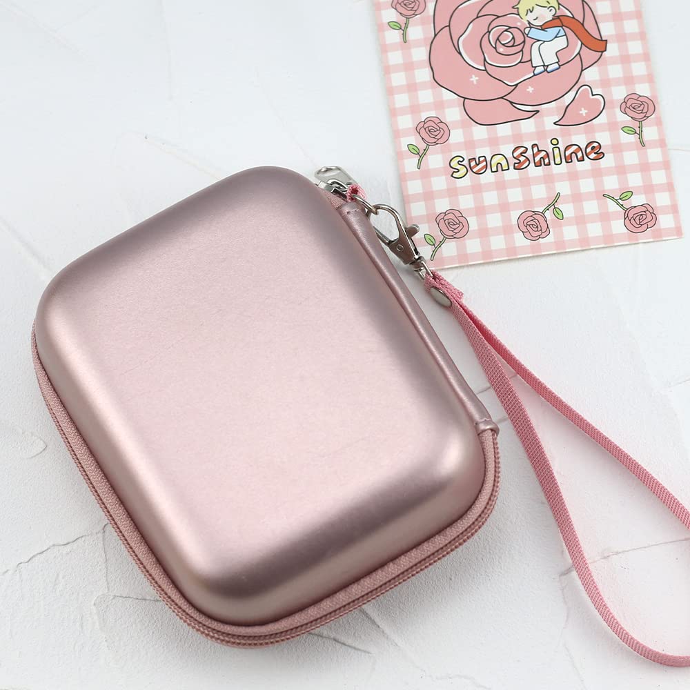 Frankmate Custodia Rigida EVA Per Fujifilm Instax Mini Link 2 - Protettiva, Impermeabile, Rosa Oro