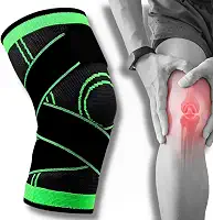 Joelheira De Compressão Ortopédica Para Articulação Alivia Dores Prevenção e Recuperação Esportiva Corrida Futebol Basquete Crossfit Academia Musculação Volêi Futsal- Linha Premium