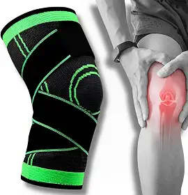 Joelheira De Compressão Ortopédica Para Articulação Alivia Dores Prevenção e Recuperação Esportiva Corrida Futebol Basquete Crossfit Academia Musculação Volêi Futsal- Linha Premium