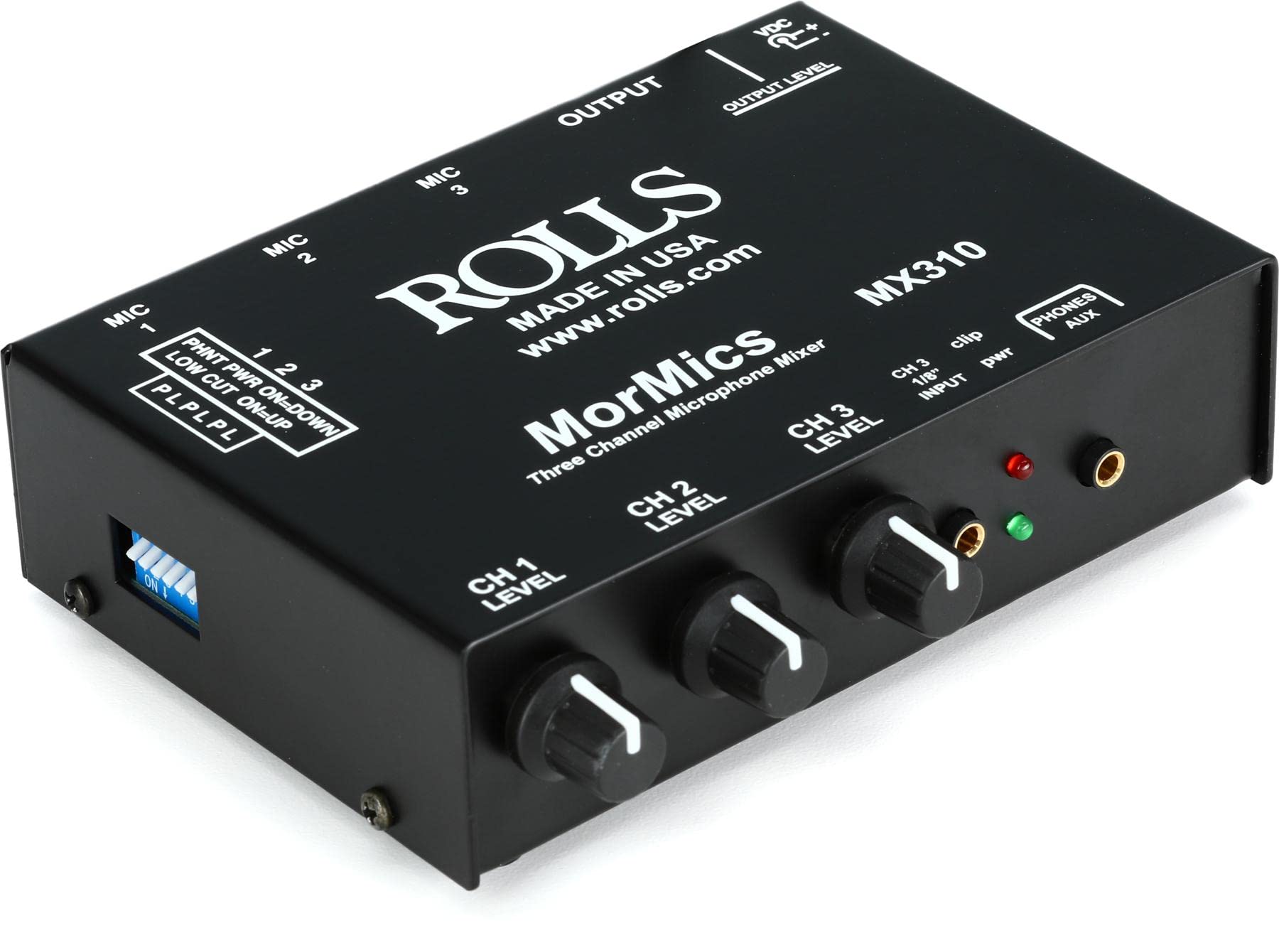rolls, 3 3 Ch. Mic Mixer/Combiner (MX310)