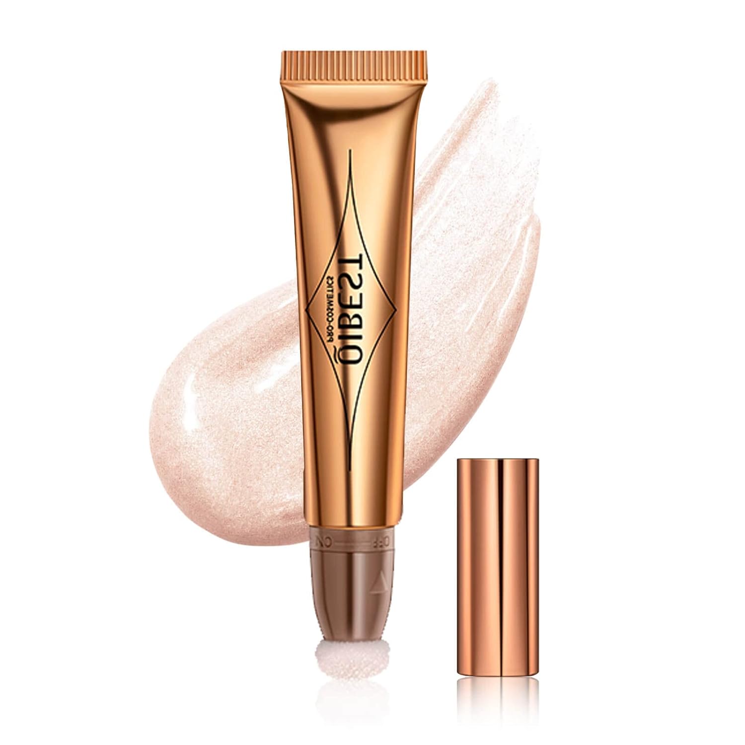 MEICOLY Liquid Highlighter Beauty Wand,Highlight Stick with Cushion Applicator,Lightweight Super Silky Cream Face Illuminator Highlight Make up,04 Pearl White MEICOLY Liquid Highlighter Beauty Wand,Highlight Stick with Cushion Applicator,Lightweight Super Silky Cream Face Illuminator Highlight Make up,04 Pearl White