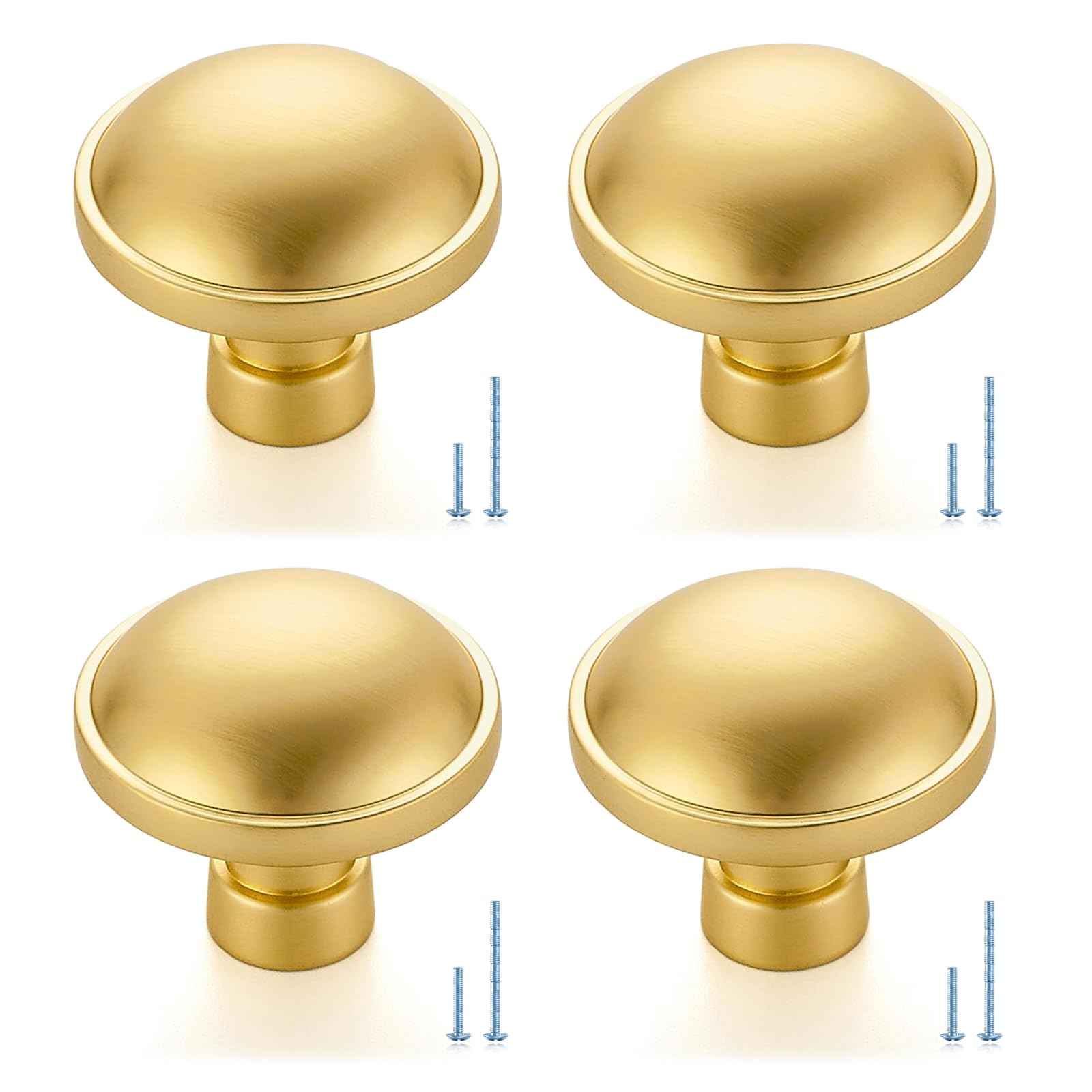 4 Bronze Furniture Adjusters 12.5mm Base Diameter Soft Molded Plan Permanent Metal Pull Pulls Vintage Drawer Pulls