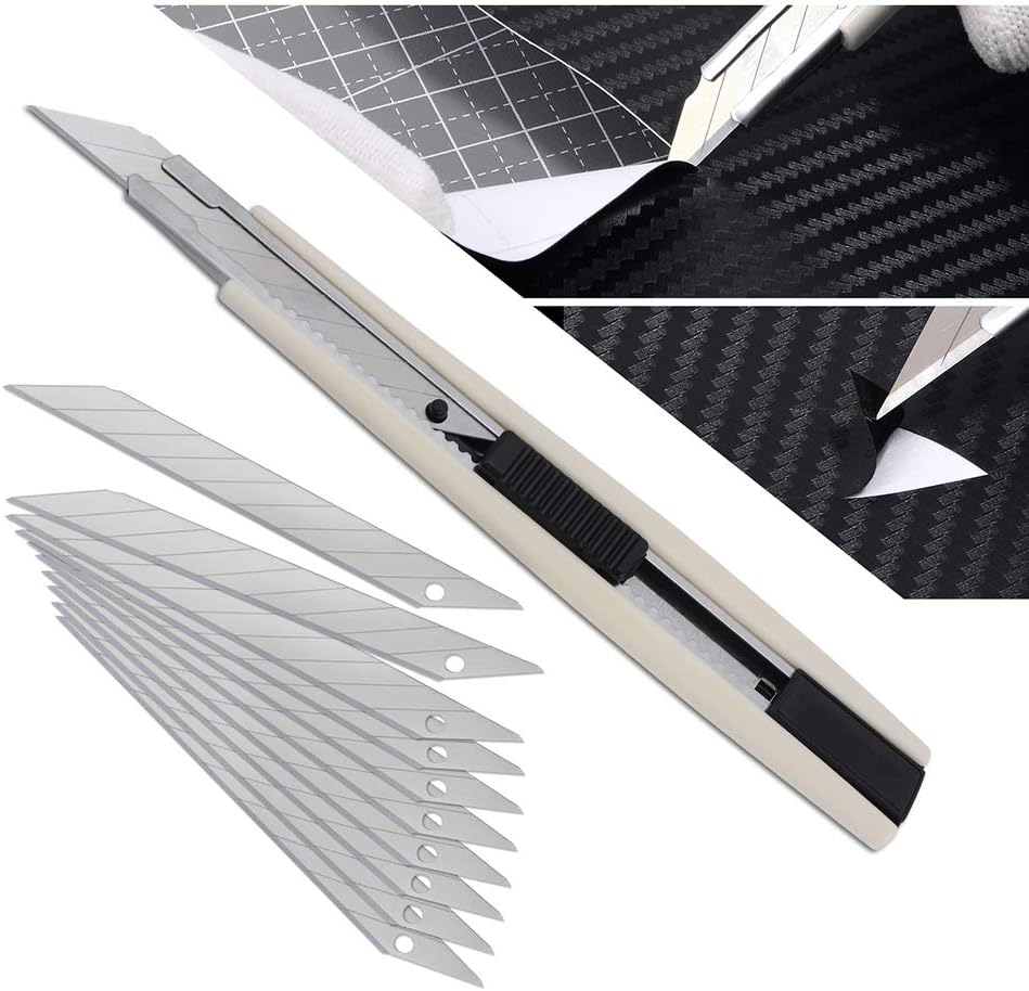 NEWISHTOOL Car Wrap Kit Heat Gun for Vinyl Wrap Application & Window Tint Installation Vehicle Wrapping Tools, Includes Wrap Squeegee and Spare Felt, Micro Squeegee, Film Cutter, Vinyl Scraper, Gloves