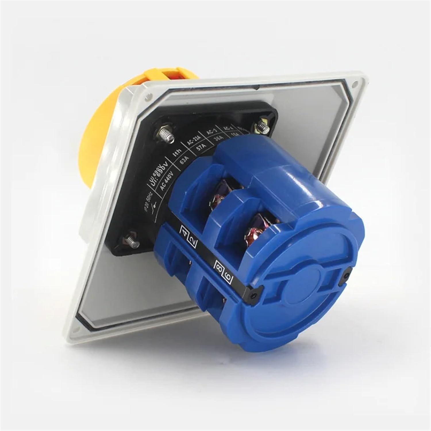 Isolating Switch with Protective Waterproof Box LW26GS-63/2M Main Control Motor Power Cut Off Load Disconnect 63A
