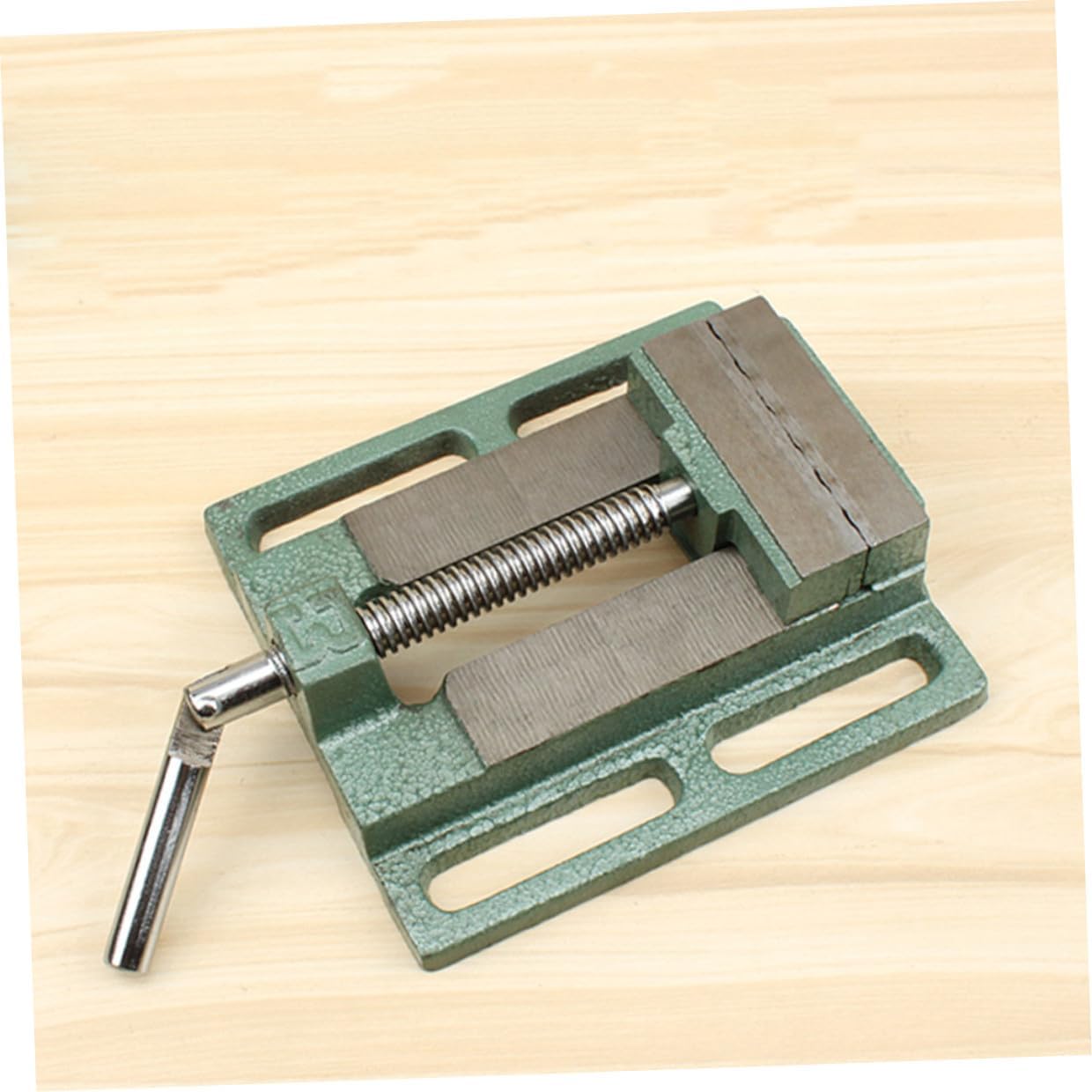 5 Inch Bench Clamp Drill Press Vise Table Vise Cast Iron Woodworking Workholding Device for Milling and Drilling