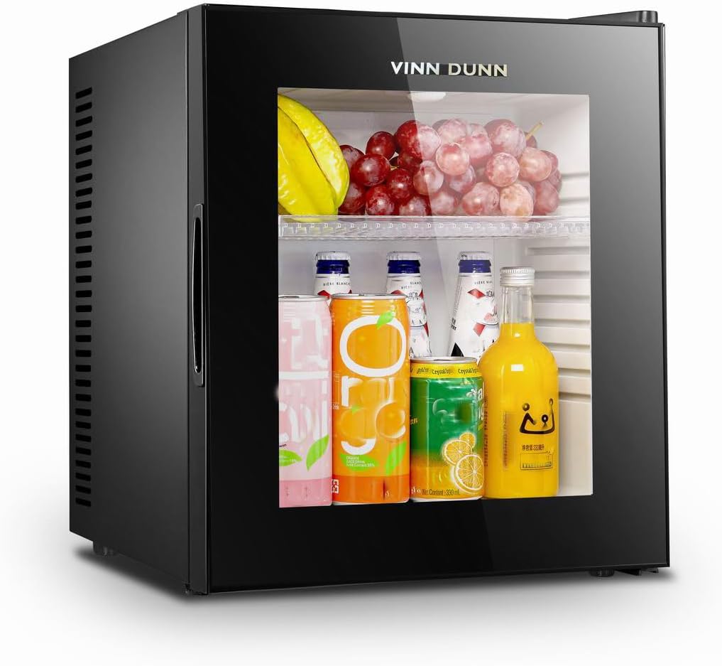 VINN DUNN Thermoelectric Minibar 25L with Glass Door Mini fridge 25L with Glass Door 0 dB noiceless with no vibration