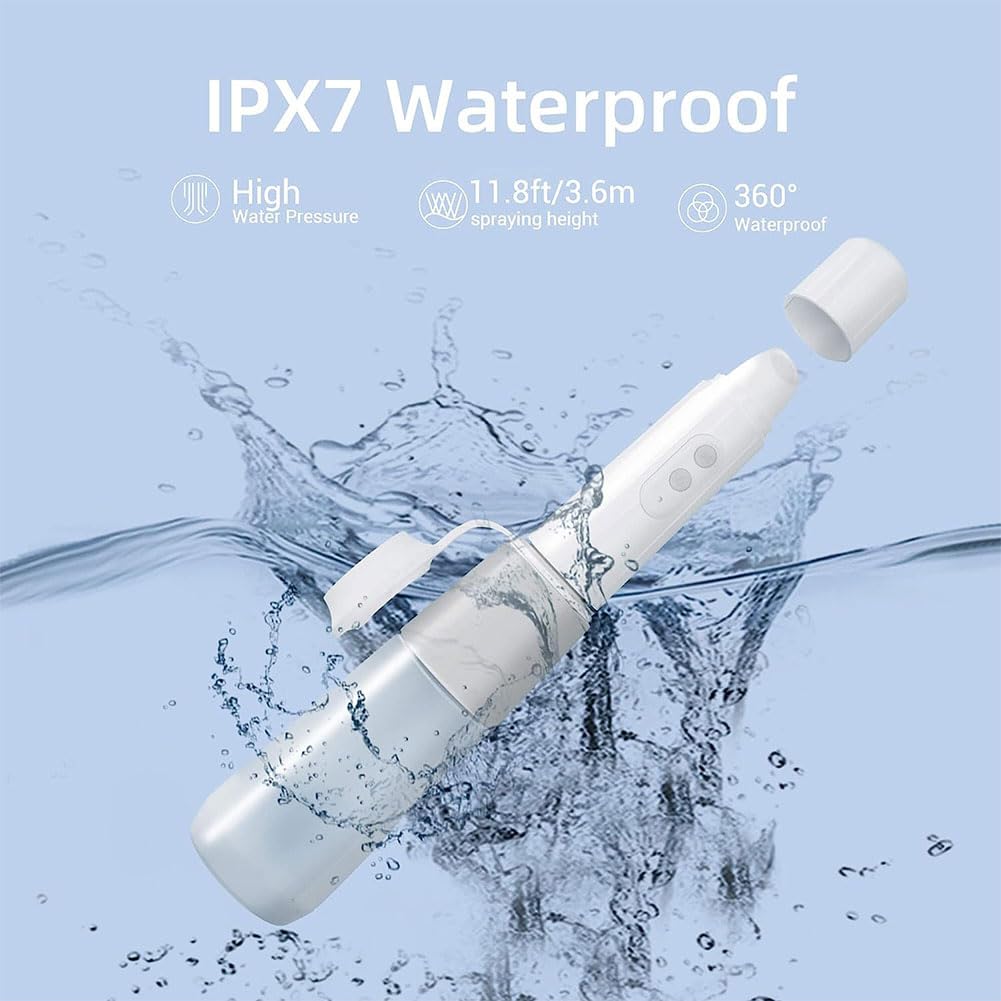 Bidet portatile, spruzzatore portatile ricaricabile con USB con 2 impostazioni di pressione, 270 ml, detergente elettrico per l'igiene personale, per viaggi, uomini e donne