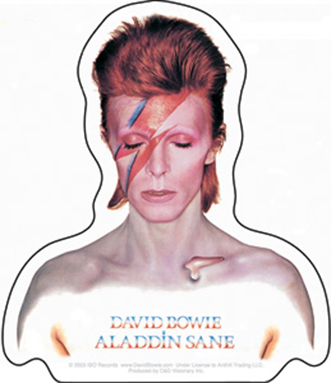 C&D Visionary Licenses Products David Bowie Aladdin Sticker