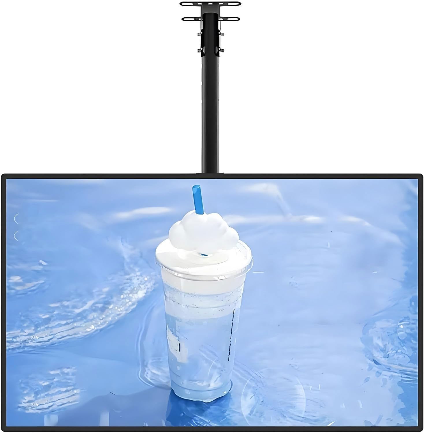 Ramka świetlna LED, ultracienka podświetlana tablica menu, montowana na ścianie lub suficie, podświetlany ekran plakatowy do restauracji i kawiarni, pozioma 40 x 50 cm