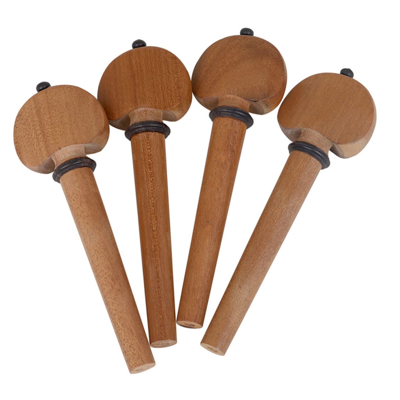 ibasenice 4pezzi Piroli Per Violoncello Legno Massello Accessori Professionali Per Strumenti Musicali Facili Da Usare Per Sintonia Perfetta e Chiara