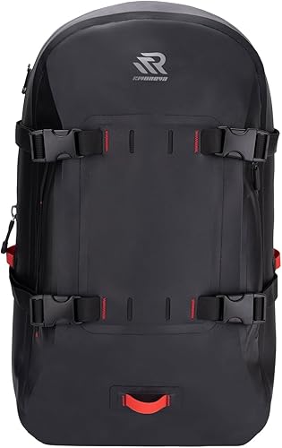 Dry Bag Mochila hermética con cremallera impermeable de 30 litros de capacidad grande para hombres y mujeres, kayak, remo, embarque, viajes, barco,