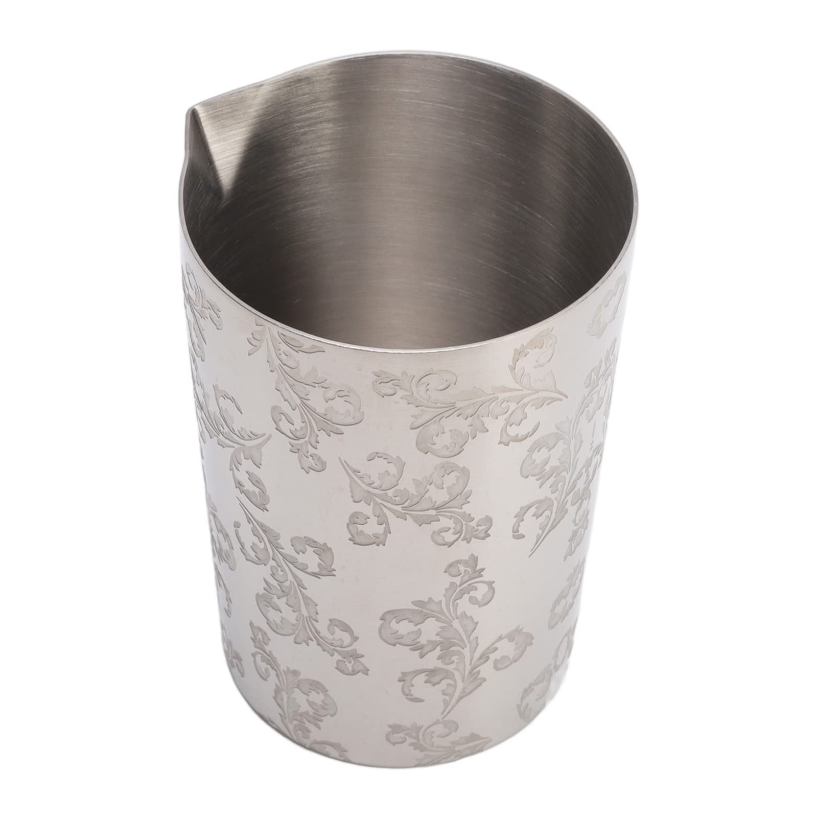 Mixing Glass in Acciaio Inox 304 per Cocktail, Bicchiere da Bar Inciso e Termoisolante, 244g - Mantiene la Temperatura, Resistente alla Ruggine, Ideale per Barman e Appassionati