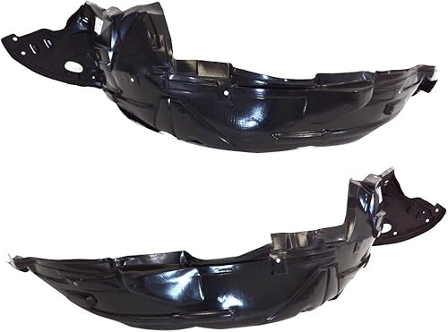 Forro de guardabarros delantero izquierdo y derecho compatible con Honda Civic Coupe 2006-2011 HO1250106 HO1251106