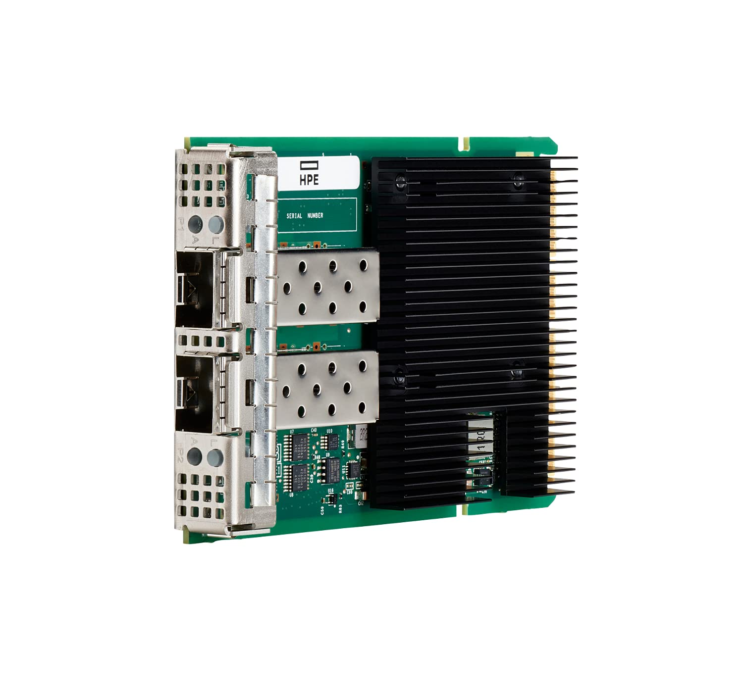 Hewlett Packard Enterprise Intel E810-​XXVDA2 Ethernet 10/​25Gb 2-​Port SFP28 OCP3 Interno Ethernet/​Fiber 25000 Mbit/​s