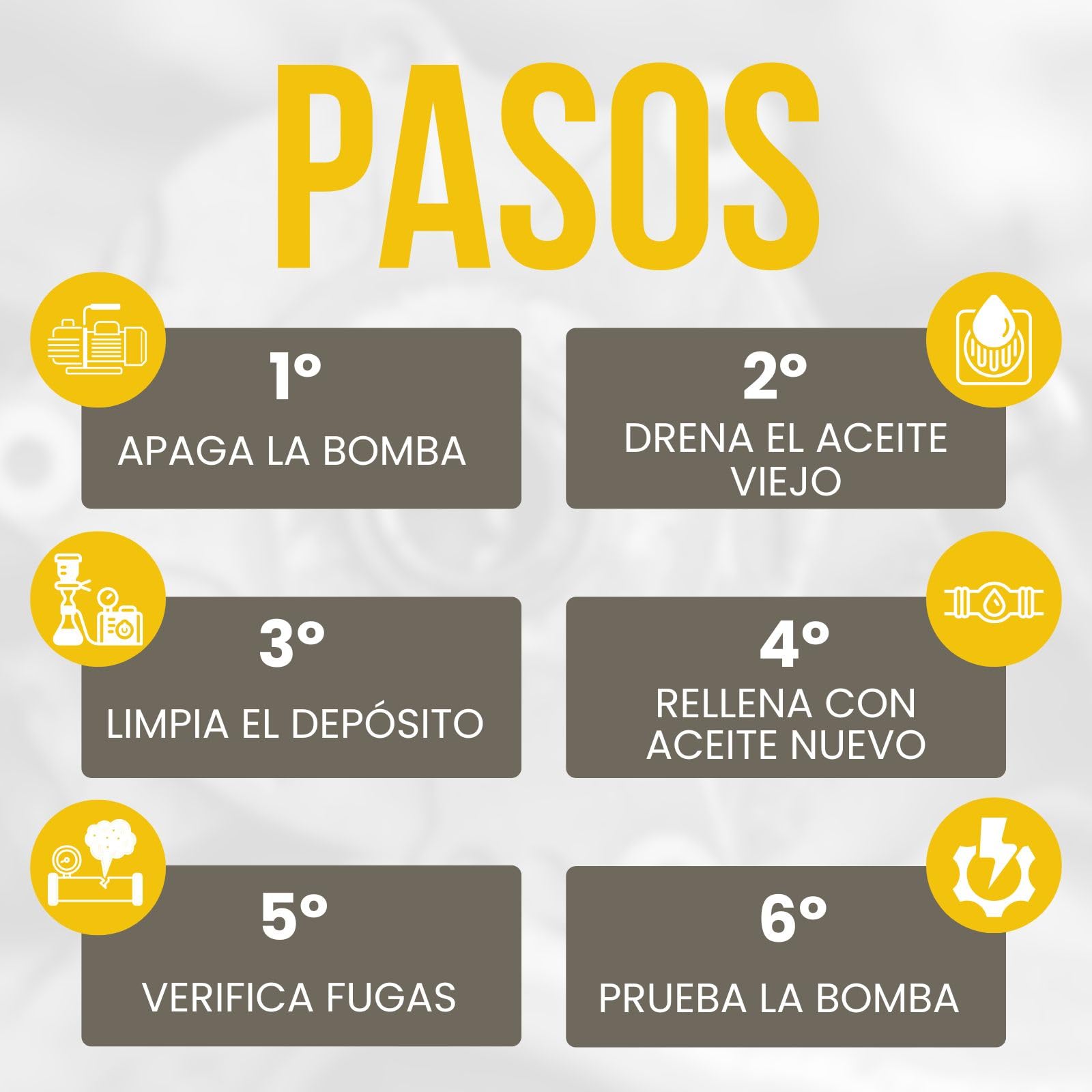 Aceite para Bomba de Vacío 750ml Universal para Todas las Bombas