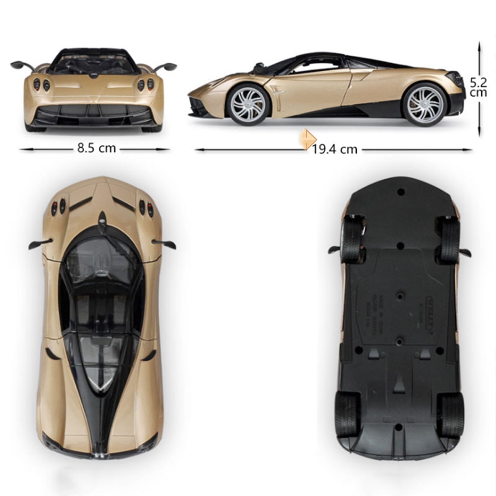 パガーニ・ウアイラ 1:24スケール ダイキャストモデルディスプレ Amazon.co.jp: ミニカー スケールモデルカー パガーニ ウアイラ 1:24