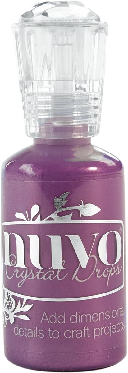 Tonic Studios "Violet Galaxy" Nuvo Crystal Drops, Acrylic, Multicoloured, 1 oz, 4-Piece