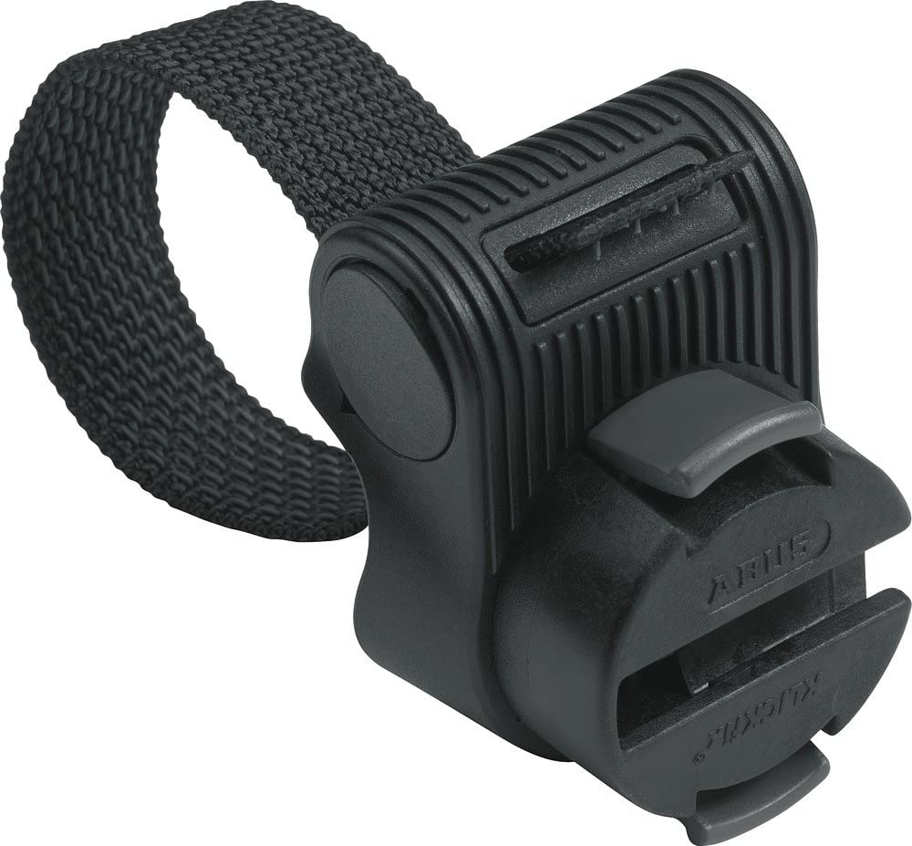 ABUS Antivol à câble Steel-O-Flex Raydo Pro 1460/85 TexKF - kit antivol vélo avec Support TexKF pour Le Cadre du vélo - 20 mm Niveau de sécurité 6 - Noir
