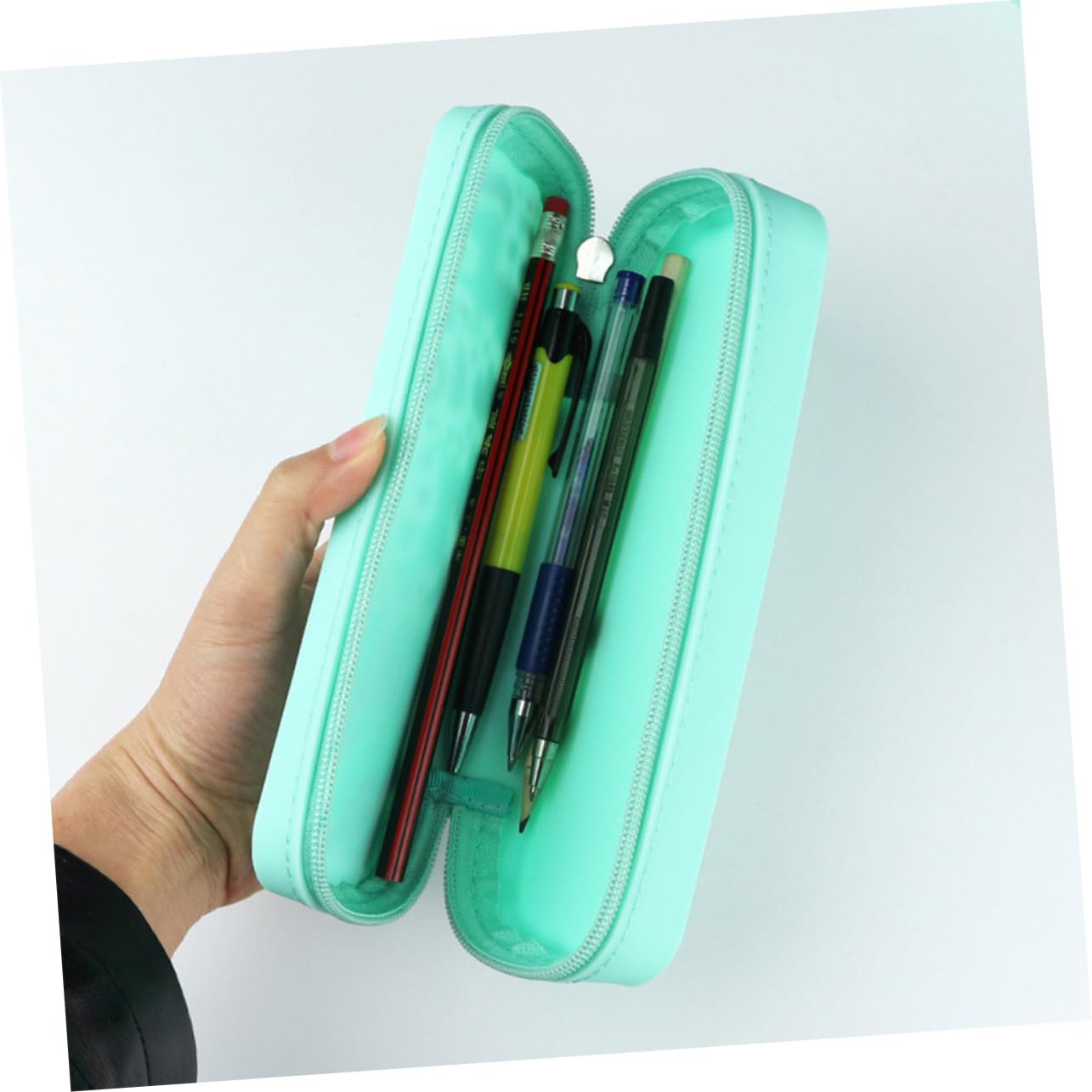 Tofficu 2pezzi Astuccio Silicone Per Capacità Design Per Scuola e Organizzatore Cancelleria Per Ragazze e