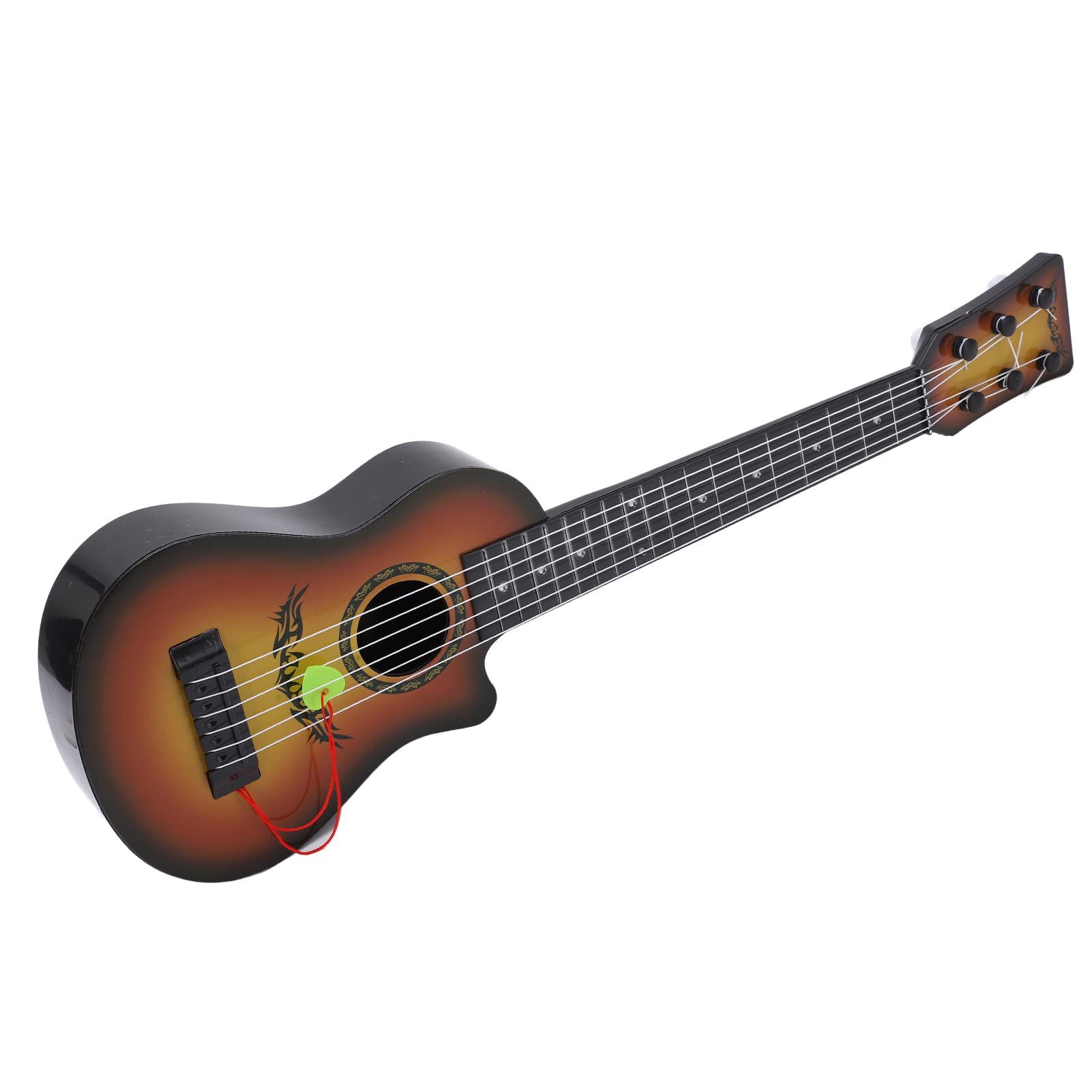Mini Chitarra Ukulele Giocattolo per Bambini per L'educazione Musicale, Regalo in Plastica ABS Leggera, Ideale per i Bambini