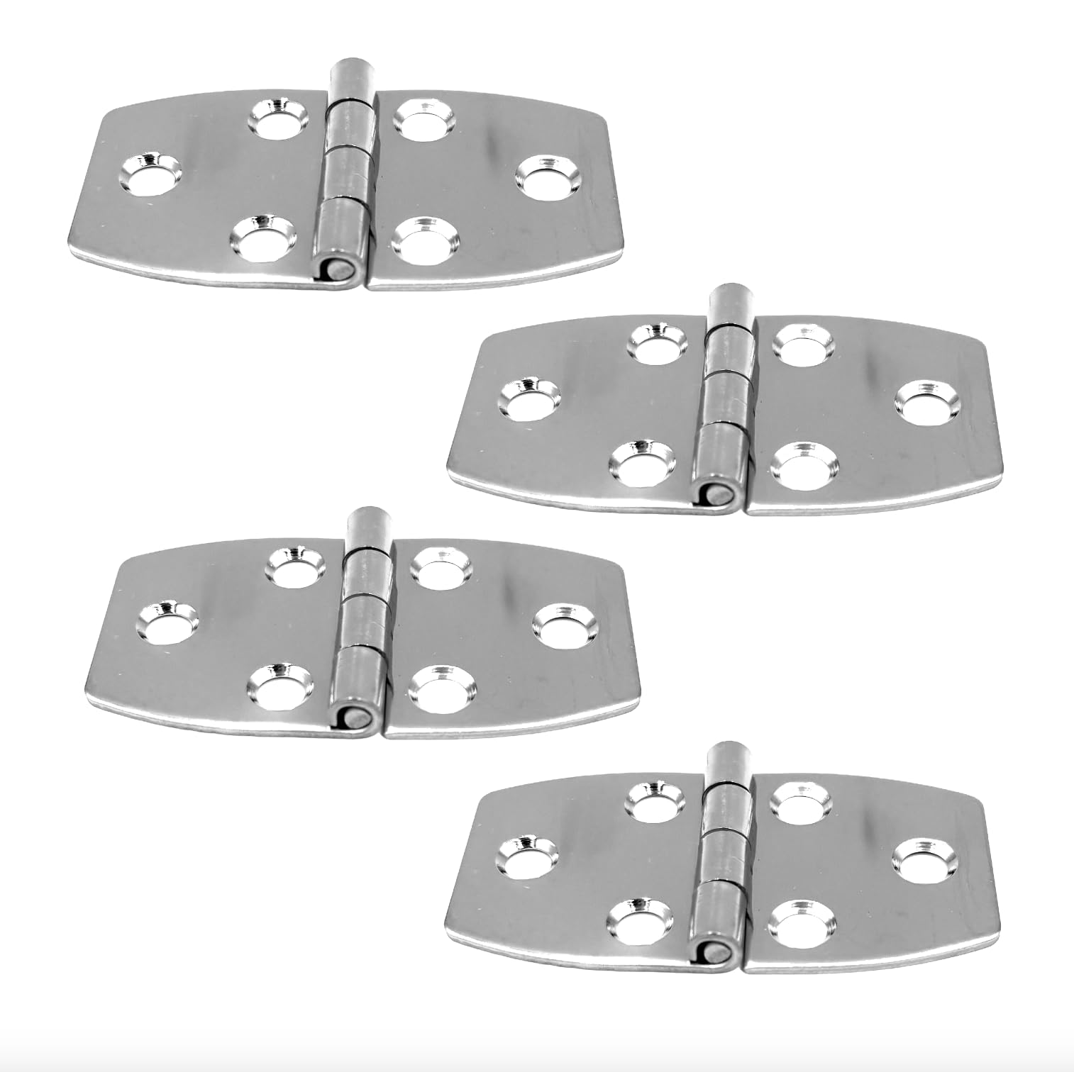 HS0044 Stainless Steel Hinge 70 x 38 x 1.5 mm V2A AISI 304 Hinges Folding Hinge